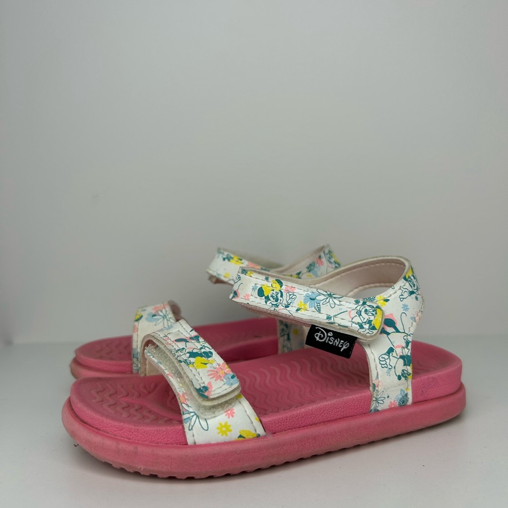 Native Disney Kids Sandals - Pink and White